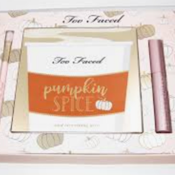 Too Faced Pumpkin spice set full size Better than sex mascara and lip injection - Picture 2 of 4
